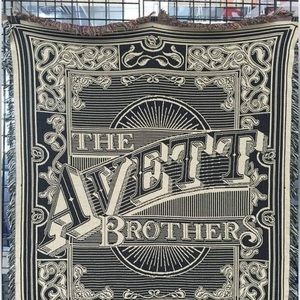 Avett Brothers band throw blanket ~50x60